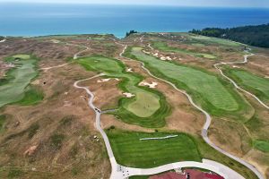 Arcadia Bluffs (Bluffs) 18th Back Aerial